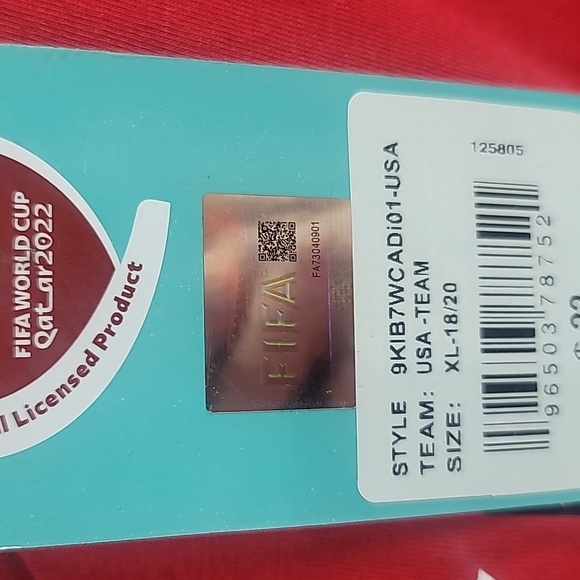 Fifa women's usa tee shirt xl new nwt - Picture 3 of 5